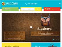 Tablet Screenshot of handmadeleather.com